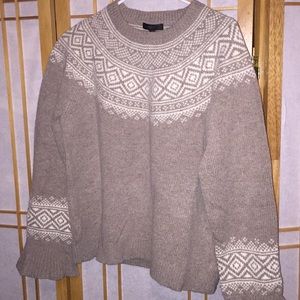 J crew woman’s fair isle sweater
